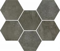 Плитка Coliseumgres Expo Dark Mosaico Hexagon