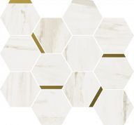 Плитка Италон Stellaris Carrara Ivory Mosaico Chic