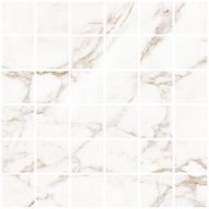 Плитка Living Ceramics Blanc Statuario Gold Mosaic 55 Soft