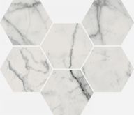 Плитка Италон Charme Evo Statuario Mosaico Hexagon Cer