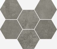 Плитка Италон Terraviva Terraviva Dark Mosaico Hexagon Nat 25x29