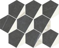 Плитка Италон Metropolis Mosaico Hexagon Cold Nat